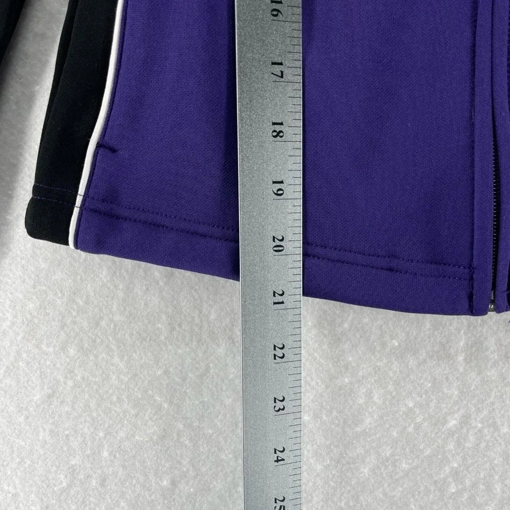 Charles River Sport Jacket Girls Sz M Olympian Warm Up Full Zip Athletic Purple - Picture 10 of 11